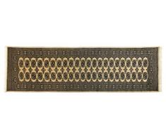 Eden Carpets kashmirian Tapis nouÃ© Ã la Main, Coton, Multicolore, 80Â x 267Â cm