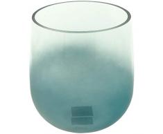 YANKEE CANDLE Bougeoir en Verre pour Bougie Chauffe-Plat Bleu 15,9 cm