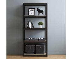 Dcasa Modulaire 5 Ãtagères Bureau Rangement de Décorations Festivales Articles pour la Maison Unisexe Adulte, Couleur Unique