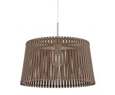 Eglo Lampe Suspension Ã 45 cm Nickel mat