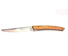 Thiers 8601 CP1/26 Couteau de Poche Henri Sannajust Manche Olivier, Acier Inoxydable, 0 cm