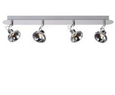 Lucide DELIS - Spot Plafond - LED - 4x3W 3000K - Chrome
