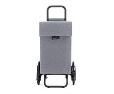 GARMOL Chariot de Courses 48L Gris