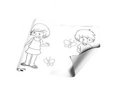 Clairefontaine 34177C - Un rouleau de papier fresque Ã peindre prÃ©-imprimÃ© 120g, 10x0,50 m 120g, Enfants