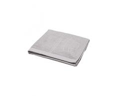 TOM TAILOR 0100119/901/791/778Â Serviette de Plage en Coton Ã©ponge Beach, Serviette de Plage 90Â x 180Â cm, Argent, 45Â x 30Â x 5Â cm