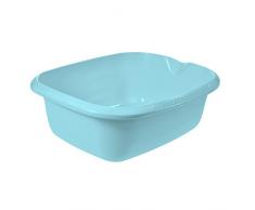 keeeper BJÃRK Saladier carré 38 x 32 cm, Plastique, Bleu Aqua, 38 x 14 x 32 cm