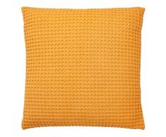 NÃ©erlandais Decor Tresa Coussin, Coton, Moutarde, 45Â x 45Â cm