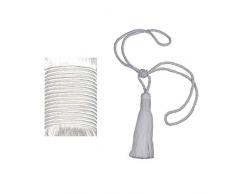 STEPHANOISE Embrasse, Blanc, 17(h Pompon) x73 cm