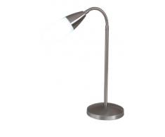 Naeve Leuchten Lampe de table en verre avec économie dénergie Lampe/Hâ¯: 40 cm/Verre/Blanc 305550