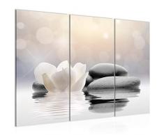 Tableau decoration murale Tulipes de fleurs 120 x 80 cm - XXL Impression sur Toile Salon Appartment 3 Parties - prêt à accrocher - 506031a