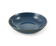 Villa DEste Home Tivoli 2195272 Lot de 6 assiettes creuses Royal Light Bleu, GrÃ¨s