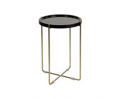 BigBuy Home Table dappoint 41 x 41 x 57 cm Marbre Multicolore Taille Unique