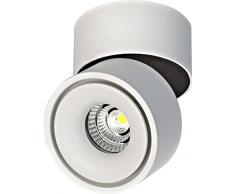 Brumberg LED plafonnier Construction structurÃ©, classe defficacitÃ© Ã©nergÃ©tique A + +Â âÂ A avec LED intÃ©grÃ© 9,8Â W, diamÃ¨tre 10Â cm, 10,5Â cm, blanc 12061073