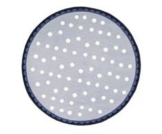 Vallila Keksi Tapis Design scandinave Bleu 133 cm x 133 cm