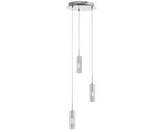 Mathias 3277053 LUSTRE 3L OTTA CHROME H120 D30, Fer, G4, 20 W, Acier X CM