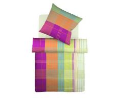 fleuresse g-002280-0009-0100 modern life Housse de couette avec fermeture-Ã©clair 135 x 200 + taie doreiller 80 x 80 cm Satin maco