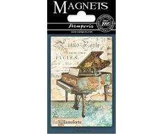 STAMPERIA INTERNATIONAL, KFT Magnet STAMPERIA, Piano, Musique, Taille Unique