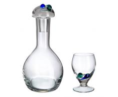Verre de Bohemia Set Liqueur, Verre, 34 x 14 x 31 cm, 7 pièces