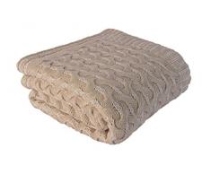 Betires Home Plaid Beige 130Â x 170Â cm