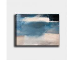 Bonamaison Peinture sur toile, multicolore, 50 x 70 cm - Conçu et fabriqué en Turquie