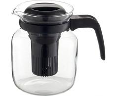 Verseuse en verre avec filtre en plastique - CapacitÃ© : 1,25 l