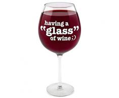 Big Mouth Toys BMWG-GL Big Mouth Verre à vin en plastique