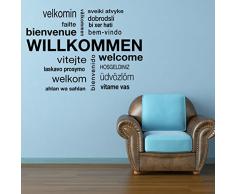 Graz Design Sticker Mural repositionnable Noir 100 x 70 cm