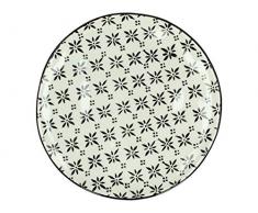 J. Kersten BV Plat Ã Service en cÃ©ramique Noir 21 x 21 x 1,75 cm