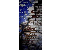 PeelitStickit ID-048 60 Largeur x Hauteurâ¯: 130 cm Mur de Brique Texture en Rouge Style Haute qualité Mural en Vinyle Papier Peint Mural