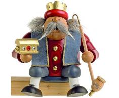 Encens Allemand Fumeur Roi Caspar - 17 cm / 7 Pouces - Authentique Allemand Fumeurs Erzgebirge - KWO