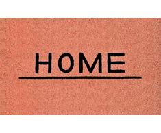 Verdemax Home Paillasson Couleur pêche 45 x 75 cm Taille Unique