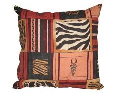 Olibo Convex Coussin Design Afrique Patchwork Ethnique