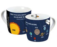 infinite by GEDA LABELS 13572 Unser Sonnensystem Tasse en porcelaine 300 ml