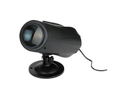 THE HOME DECO LIGHT LA10072 Party Time â Projecteur Multicolore â Spot pour soirées â 3 Couleurs : Vert, Bleu, Rouge â 41 LED de 5W â pour fêtes, Mariage, Anniversaires, réveillons, Abs, Noir