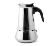 Weis 16974 Cafetière expresso pour 4 tasses Argent
