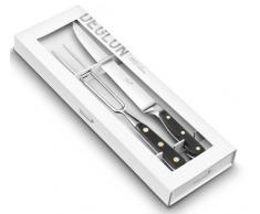 Deglon 2Â piÃ¨ces Grand Chef de Sculpture BoÃ®te Cadeau, Acier Inoxydable, Noir, 30Â x 30Â x 30Â cm