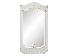 Clayre & Eef 52S118 Miroir Mural en Bois Rustique Style Shabby Chic 56 x 5 x 110 cm