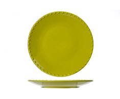 COSY & TRENDY 3848100 Assiette Plate Fun Pearls-Citron Vert-D 27,8 Cm