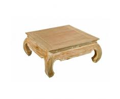 INSIDE Table Basse Design Opium 80x80cm en Teck