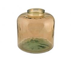 Home Jarron Vase, 36Â cm, Verre, Ambre