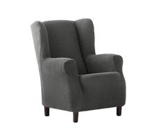 Eysa Cora Bi-Ãlastique repose-téte Housse de Fauteuil, Polyester Coton, Gris, 36x27x9 cm