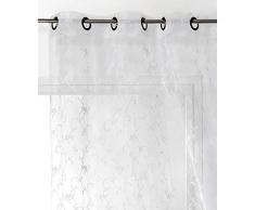 Linder Voilage à Åillets, Polyester, Blanc, 145x255