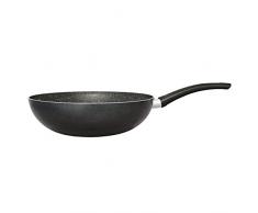 San Ignacio Gourmet Wok, aluminium, gris, 28Â cm