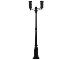sulion extÃ©rieur Lampadaire E27, 50Â W, gris anthracite, 57Â x 57Â x 215Â cm