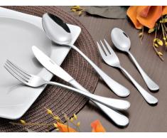 Esmeyer Lot de 30 Couverts en Acier Inoxydable Argenté