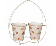Clayre & Eef 63699 Pot de Fleurs 30 x 12 x 34 cm