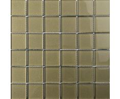 Alfa de CER 5902027020304 MOZAIK, Verre, Champagne métallique, 29,8 x 29,8 cm