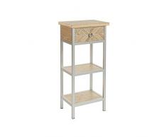 BigBuy Home Craftenwood Table dappoint en MDF Multicolore 46 x 33 x 98 cm