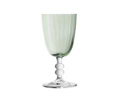 Bohemia Cristal 093 006 161 Verre à vin rouge décoré Vert