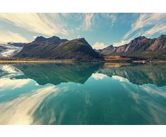 Papier Peint poster panoramique SVARTISEN NORVEGE 4 x 2,70 m | DÃ©co et photo murale XXL QualitÃ© HD Scenolia